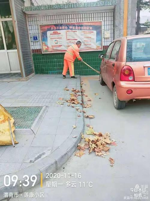 11月16日环境卫生管理中心环卫,机械工作动态